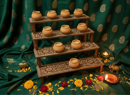 Dalit Range - Handmade Terracotta Beeswax Clay Tea Light Candle